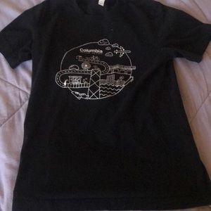 black college t-shirt